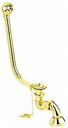 Magliezza Декоративный слив-перелив для ванны 939 в цвете золото – фотография-1